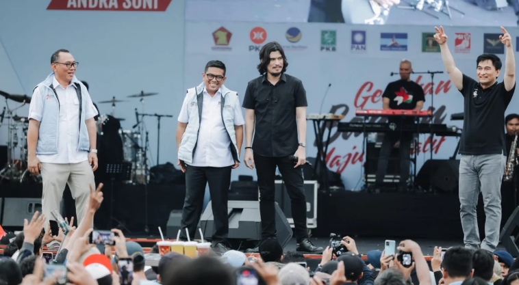 Dewa 19 hingga Hercules Hibur Konser Banten Maju Andra Soni